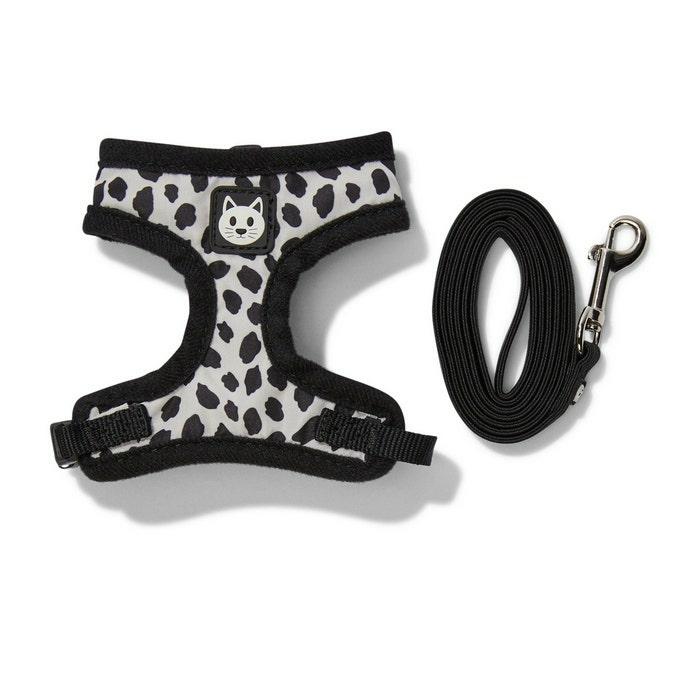 Spot It Kitten Harness & Lead Set Monochrome Cat