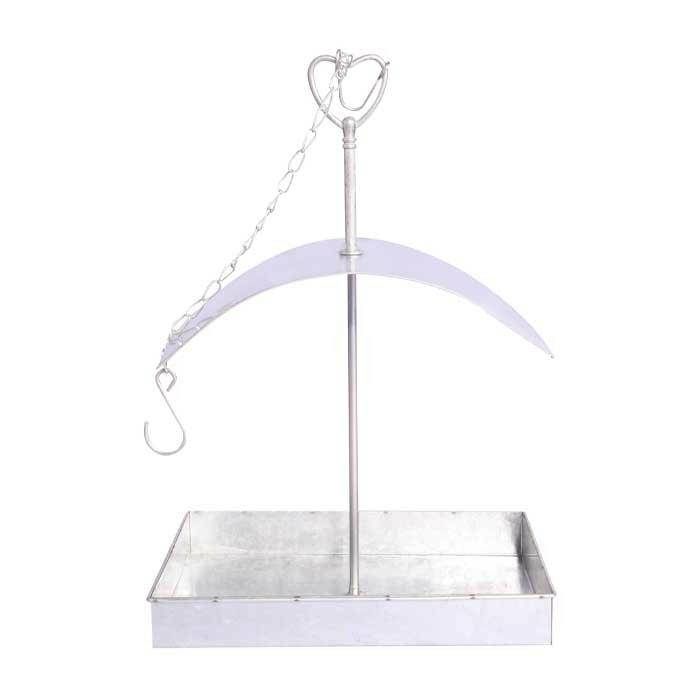 Square Bird Feeder Zinc Bird