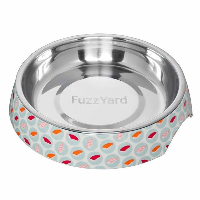 Sushi Delight Melamine Easy Feeder Cat Bowl Blue Cat