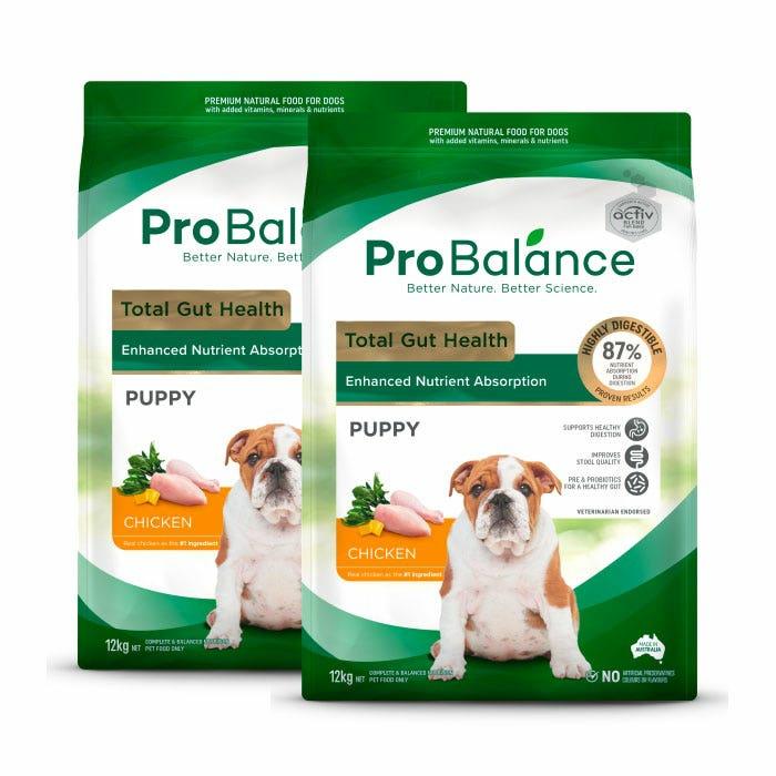 Total Gut Health Chicken Puppy Food 12Kgx2 Dog