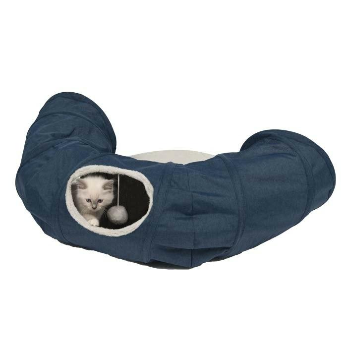 Tunnel Cat Toy Blue Cat