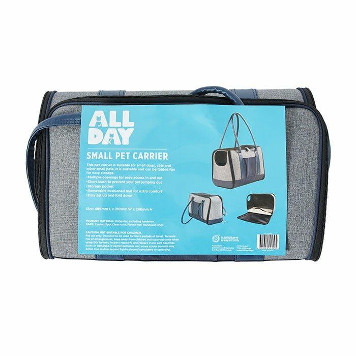 Unipet Carrier Blue Grey 405X210X280Mm Cat