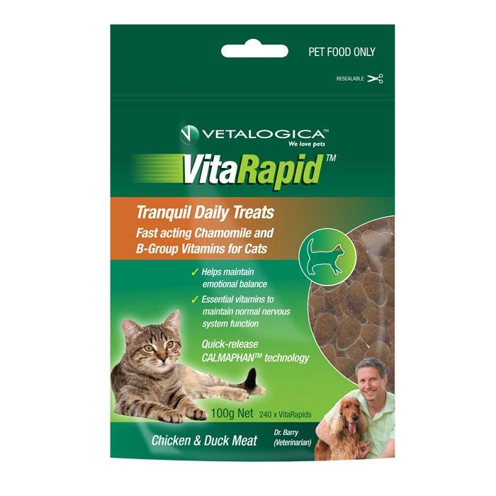 Vitarapid Tranquil Cat Treat 100G Cat