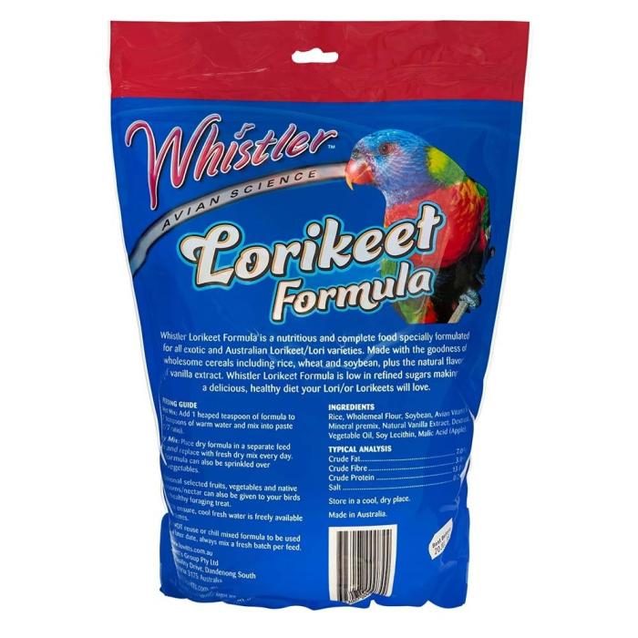 Wet Dry Formula Lorikeet Food 2Kg Bird