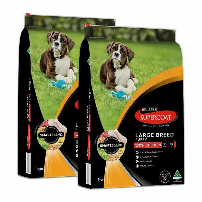 Smartblend Chicken Large Breed Puppy Food 18Kgx2 Dog