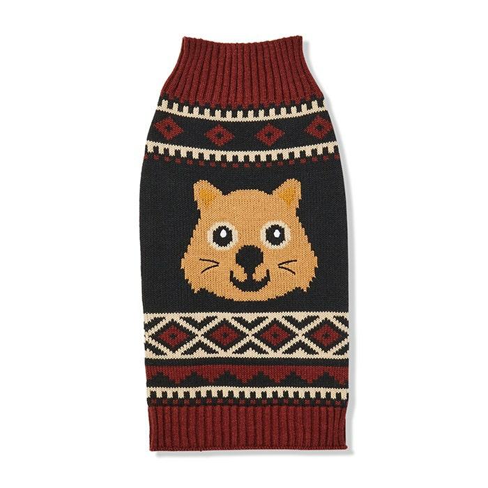 Trail Mates Wombat Dog Knit Red Dog